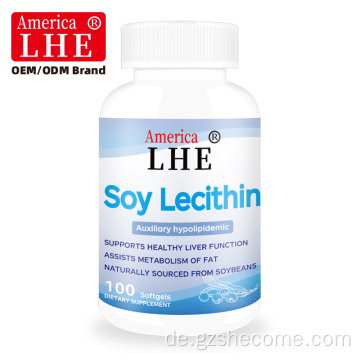 Shecome Soja-Lecithin-Kapseln zur Unterstützung der Gehirnfunktion